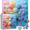 Flower Puzzles for Adults 1000 Pieces, Impossible Floral Puzzles, Colorful