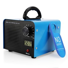 MEKOTRIN Ozonator Generator 40,000mg/h, Ozonator Machine Odor Removal, High Capacity Portable Deodorizer Machine Odor Elimination for Industrial, Home, Commercial Car, Home, Room, Smoke and Pet(Blue)