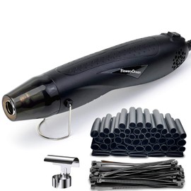 NoChoX 350W Mini Heat Gun,CE Certification,Dual Temp 392°F/662°F 6.56Ft Cable Fast Heating Hot Air Gun with 55 Pcs 4:1 Heat Shrink Tube,for Wire & Cable Repair,Crafts,Epoxy Resin,Shrink Wrapping