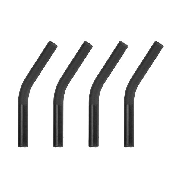 uxcell 4Pcs Silicone Straw Tips, Silicone Straw Elbows Tip, Soft