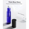 ULG 8-Pack Essential Oil Roller Bottles 10ml, Empty Bottles with