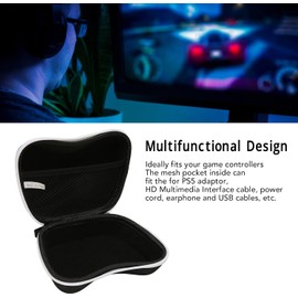 Estuche de Viaje para Controlador Hard Shell, Estuche de Transporte con Material EVA, Estuche Protector de Controlador para para Switch Pro Game Control