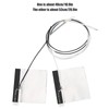 2pcs I-pex 4 Built in WiFi Antenna IPEX4 M.2 Antenna
