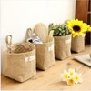 Margueras Set of 4 Mini Jute Basket Storage Bag