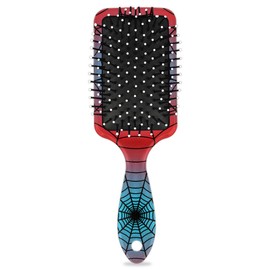 Blue Spider Web Detangler Hair Brush Hairbrush for Kids Boys Girls, Glide Through Tangles with Ease and Massage Scalp, Smooth for All Hair Types (Wet Dry Thin Long Curly Hair)