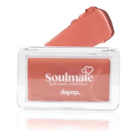 Rubor Humectante Dapop Crema Soulmate Blush Matte Summer Tono Del Maquillaje Naranja Oscuro