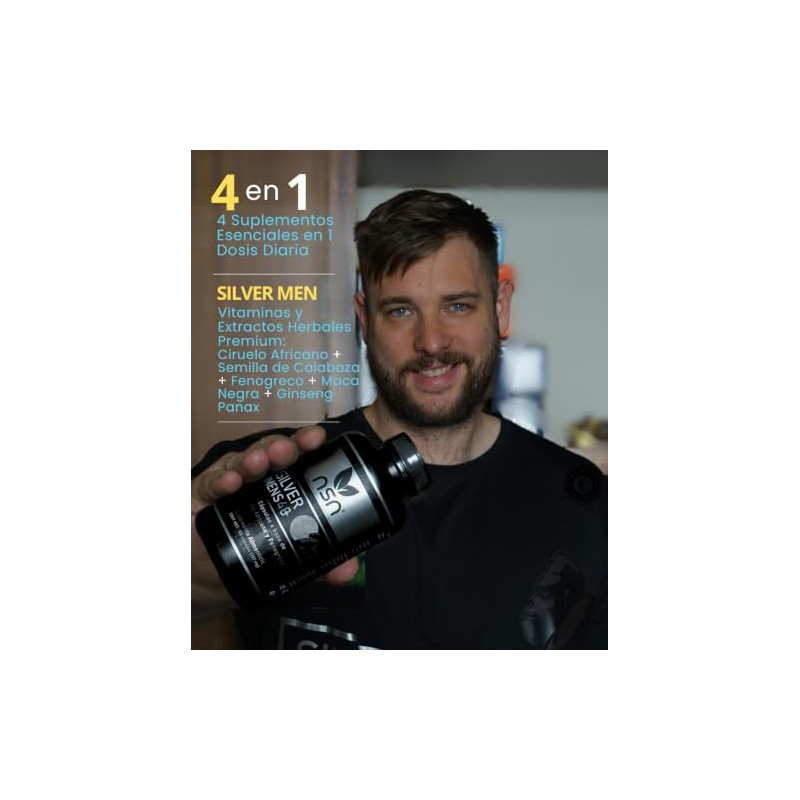 NSN | Silver Mens | Suplemento para hombres 40+ |