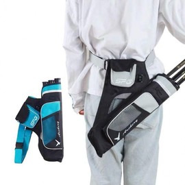 Archery Arrow Bag Quiver Waist Storage Bag Adjustable Storage Belt Pouch Pocket Archery Bag Holder Blue