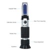 Domary Salinity Refractometer Handheld Seawater Hydrometers Optical Salinity Tester Portable