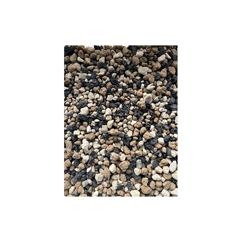 Cali-Bon Pre Mixed Black Lava, Japanese Akadama, Hyuga Pumice for