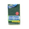 Scrub Sponge, cellulose wipes up mess & scrubber takles grease