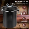 Coffee Canister, 2.8L Sealed Stainless Steel Kitchen Food Storage Container