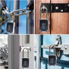 ZHEGE Lock with Combination Code, Long Shackle 57 mm, Heavy