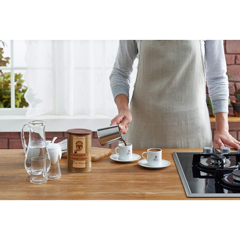 KURUKAHVECI MEHMET EFENDI Turkish Coffee, Arabica Beans, Roasted Ground,Rich Aroma,