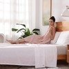 Simple&Opulence Women’s Summer Dresses 100% Linen Beach Sundress Nightgown Long