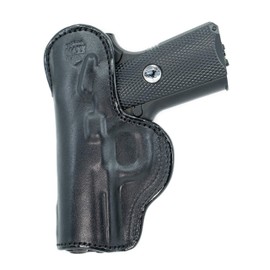 Maxx Carry Inside The Waistband Leather Holster for Beretta Nano. IWB Holster with Clip Conceal Carry. Black Right Hand.