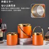 Ice Bucket Melt-Resistant Double Wall Stainless Steel Construction Ice Bucket