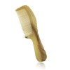 EQLEF Horn Comb with Handle, Long Handheld Comb, Anti-Static Fine