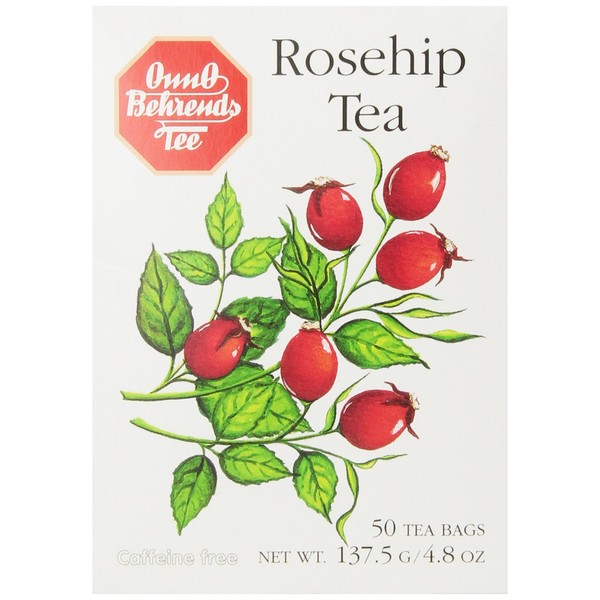 Onno Behrends Rosehip Tea, 50 Count, 4.8 Ounce