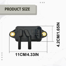 EGR Valve Pressure Feedback Sensor Compatible for 1994-2010 Ford Lincoln Mazda VP8, Mercury Lincoln Town Car Mazda Truck Replacement for F77Z-9J460-AB DPFE15