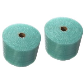 Bubblefast! 2 Rolls of 150' x 12" Small (3/16") Green Bubble Cushioning Wrap made from Recycled Materials 300 sq ft Total