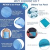 REVIX Multipurpose Reusable Hip Ice Pack, Cooling Gel Cold Wrap