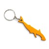 Komonee Shark Gold Bottle Opener Key Chain Metal Sea Life