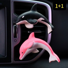 Sea Fairy Car Air Freshener Car Air Vent Sea Fairy (Pink Whale)/Grapefruit 2ea