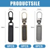 18 PCS Zip Pulls, Zipper Pull Replacement, Metal Zipper Pulls,