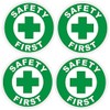 4 pcs Safety First Hard Hat Sticker / Helmet Decal Label Lunch Tool Box…
