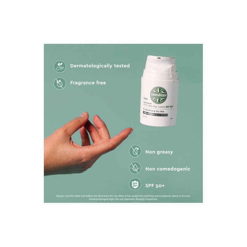 DermaVeen Face Ultralight Day Lotion SPF 50+ 50ml