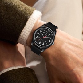 Ben Nevis Wristwatch, Men's, Analog, Exam Watch, Simple, Waterproof, Fashionable, Quartz, For Examinations, Women's, Kids, For Commuting, Banquets, Daily Life, Studying, 01-black