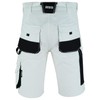 MS9 Mens Cargo Combat Painter Work Working Short Shorts White