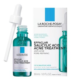 La Roche-Posay Effaclar Salicylic Acid Acne Treatment to Minimize Pores, Clear Acne Blemishes and Post Acne Marks