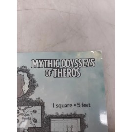 D&D Mythic Odysseys of Theros Battle Map Poster 2020 – 2-Sided Dungeon Grid