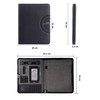 GraduationMall A4 Writing Case with Clipboard - Black Portfolio Padfolio