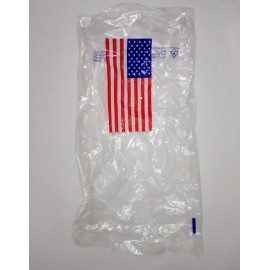 21" AMERICAN FLAG LOGO *CLEAR *PLASTIC (SHOE/STORAGE/