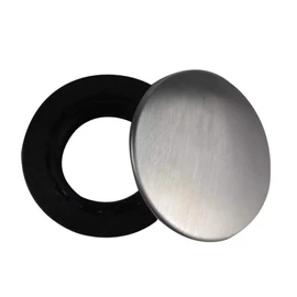 Kisangel 2 Piezas Tapa Del Agujero Del Fregadero 31-40Mm Tapa Del Orificio Del Grifo de La Cocina Cubierta Del Orificio Del Fregadero de Acero Inoxidable Cubierta Del Agujero Del
