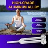 AILIMIAO Tuning Forks Set 128 Hz, 256 Hz, 512 Hz,