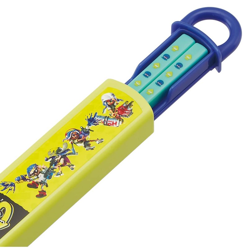 Skater Chopsticks and Case Set for Children, Bento, 16.5cm, Made