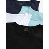 NEXT Vests 4 Pack, Black/Navy/White/Blue, XS