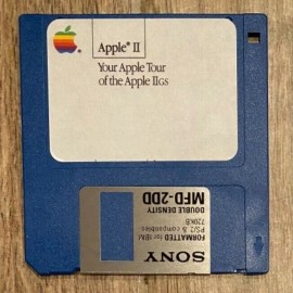Apple IIGS Vintage Apple IIGS System Boot Floppy Disk, Installer Disk Set 6.0.1/6.0.4, Tour - Apple IIGS Tour (ROM 00 & 01 only)