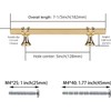 Haliwu 10 Pack Gold Cabinet Handles, Brushed Brass Cabinet Pulls