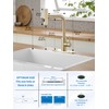 Gold Kitchen Faucets with Pull Down Sprayer,Waterfall Kitchen Sink Faucet,Commercial