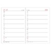 Daigo Notebook 2026 Schedule Book Appointment Weekly 2-Week Spread Black