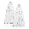 Pack of 2 Parabolic Stencil Maths, Curve Stencil, Normal Parabola