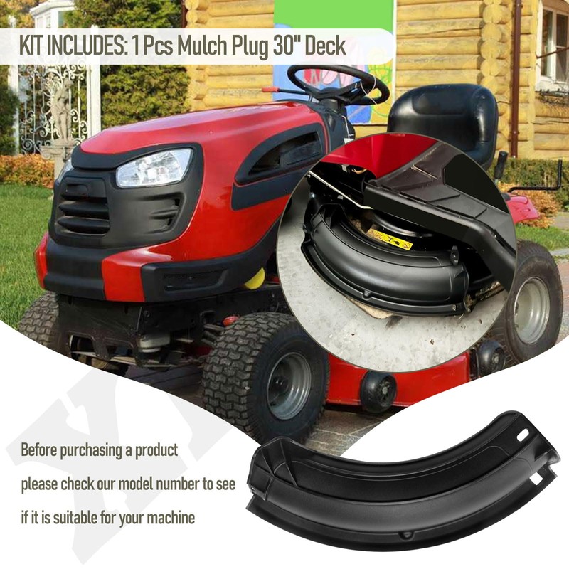 XINKE 731-09312 Mulch Plug 30" Deck for MTD, Craftsman, Troy-Bilt