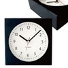KATOMOKU Dual use clock 8 km-134BKRC Black Radio Clock Continuous