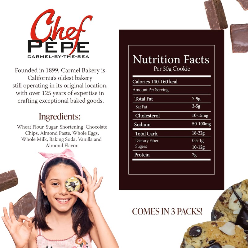 Chef Pepe's Italian Wedding Cookies, Fresh Baked at Carmel Bakery,