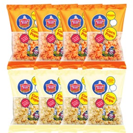 Better Made Special Original & Cheese Flavored Corn Pops - (8) x 6oz Bags - (Pack of 8) - Family Owned Since 1930 - Snacks, Lunch, Variety Pack